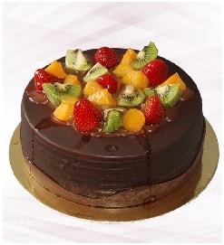 Bol Meyveli Hasbahçe Yaş Pasta 2-3 Kişilik